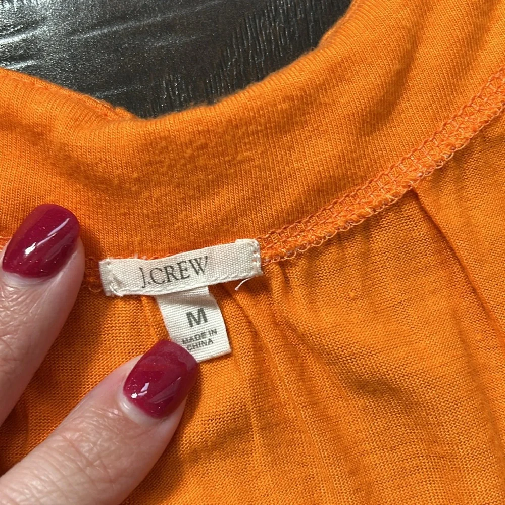 J.Crew Orange Sleeveless Dress, size Medium